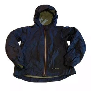 L.L. Bean Kids Blue Full Zip Lined Hooded Jacket Size 6x-7